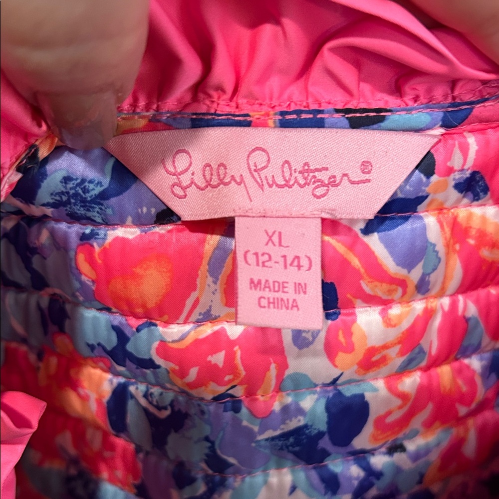 Lilly Pulitzer Pink Ruffle Vest - Picture 5 of 10